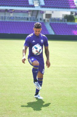 Orlando City SC, Dom Dwyer 'ı tanıtmak için bir basın toplantısı düzenledi..  