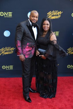 24 Mart 2018 Cumartesi günü Las Vegas 'taki Orleans Resort' ta düzenlenen 33. Yıldız Ödülleri Kırmızı Halı sırasında ünlüler.