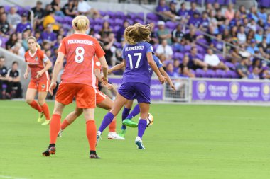 Orlando Pride 28 Haziran 2018 tarihinde Orlando City Stadyumu 'nda Houston Dash' e ev sahipliği yaptı. Fotoğraf: Marty Jean-Louis