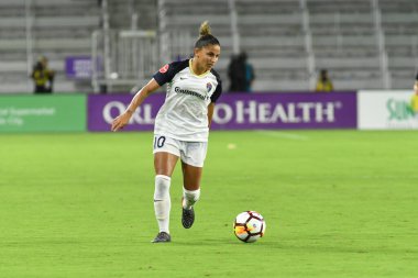 Orlando Pride, 23 Mayıs 2018 'de Orlando Florida' daki Exploria Stadyumu 'nda Kuzey Carolina Cesareti' ne ev sahipliği yapmaktadır..  