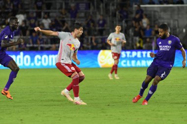 Orlando City 21 Temmuz 2019 tarihinde Florida, Orlando 'da Exploria Stadyumu' nda New York Red Bulls 'a ev sahipliği yaptı..
