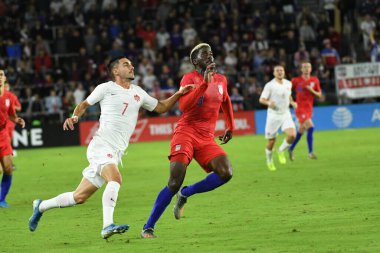 Amerikan Futbol Takımı 15 Kasım 2019 Cuma günü Orlando Florida 'daki Exploria Stadyumu' nda oynanan Concacaf Uluslar Ligi karşılaşmasında Kanada 'ya ev sahipliği yapmaktadır.