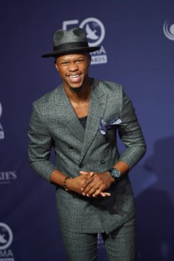 15 Ekim 2019 'da Nashville, Tennessee' deki Linbscome Üniversitesi 'nde verilen 50. GMA Dove Ödülleri sırasında kırmızı halı.