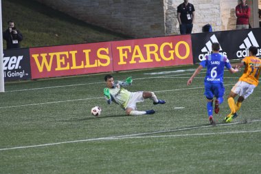 Atlanta United sunucusu Tigres & MLS Homegrown takımları 31 Temmuz 2018 'de Atlanta, Georgia' da düzenlenen MLS All Star haftasında.