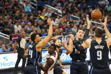 Orlando Magic 1 Şubat 2020 tarihinde Orlando Florida 'daki Amway Center' da Miami Heat 'e ev sahipliği yaptı.. 