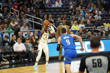 Orlando Magic 10 Kasım 2019 'da Indiana Pacers' ı Amway Center 'da ağırlıyor. Fotoğraf: Marty Jean-Louis