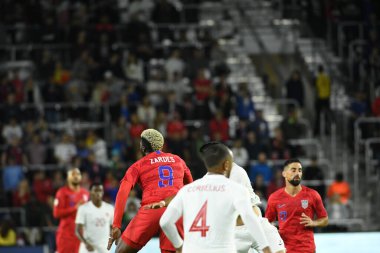 Amerikan Futbol Takımı 15 Kasım 2019 Cuma günü Orlando Florida 'daki Exploria Stadyumu' nda oynanan Concacaf Uluslar Ligi karşılaşmasında Kanada 'ya ev sahipliği yapmaktadır.