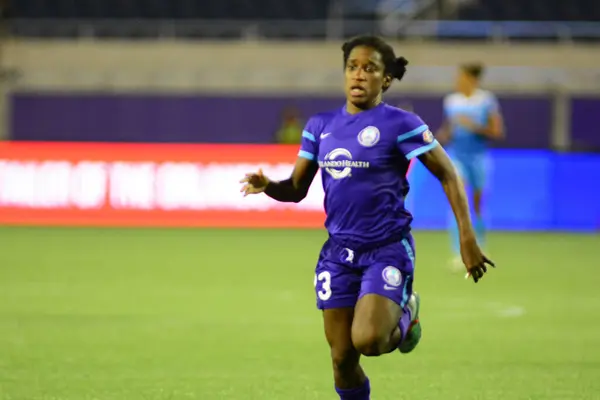 Orlando Pride Accueille Les Chicago Stars Camping World Stadium Juillet — Photo