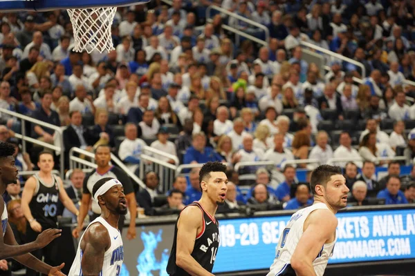 Orlando Magic Gospodarze Toronto Rapters Podczas Pierwszej Rundy Playoff Nba — Zdjęcie stockowe