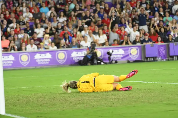 Usa Inghilterra Match Durante Shebelieves Cup 2020 All Exploria Stadium — Foto Stock