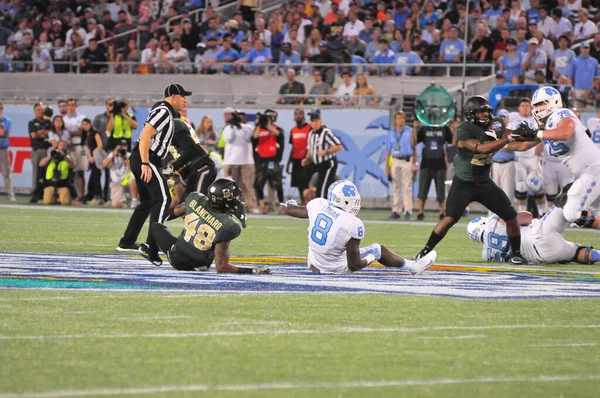 North Carolina Affronta Baylor Durante Russell Athletic Bowl Camping World — Foto Stock