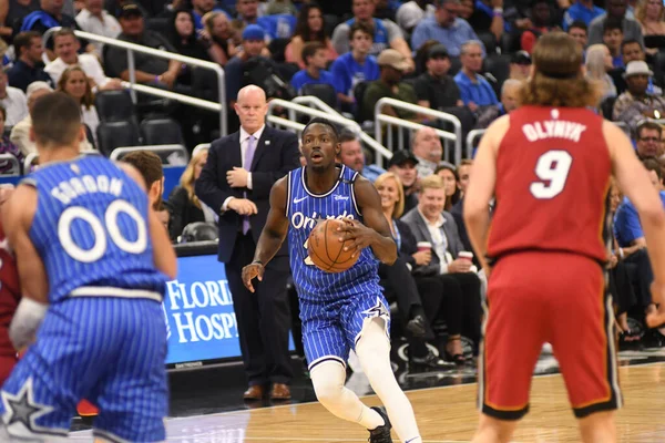 Orlando Magic Проводит Miami Heat Amway Center Орландо Флорида Октября — стоковое фото