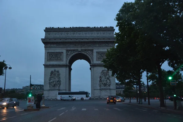 Борестійне Місто Парижа Травня 2017 Року — стокове фото