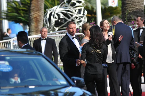 Die Stadt Cannes Während Des Jährlichen Filmfestivals Cannes Mai 2014 — Stockfoto