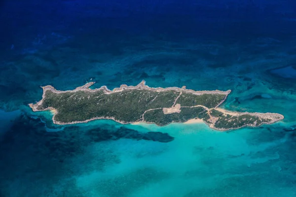 Veduta Aerea Delle Isole Dei Caraibi — Foto Stock