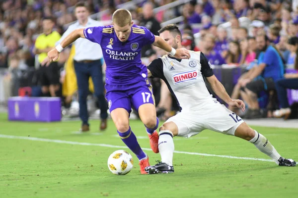 Orlando City SC 1 Eylül 2018 'de Florida Exploria Stadyumu' nda Philadelphia Union 'a ev sahipliği yaptı..