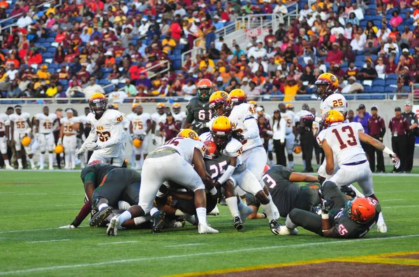 Florida Rattlers Face Bethune Cookman Wildcats Durig Florida Classics Camping — стоковое фото