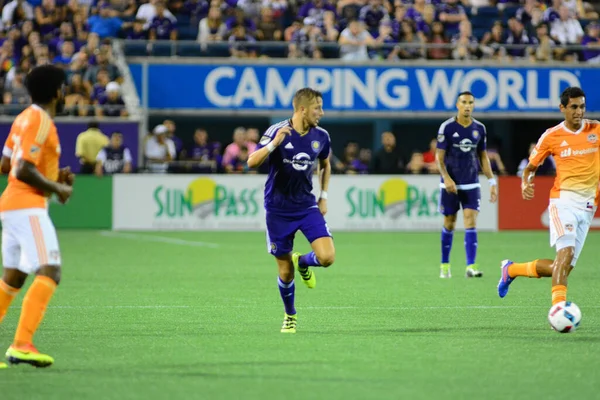 Orlando City Házigazdája Houston Dynamo Július 2016 Camping World Stadium — Stock Fotó