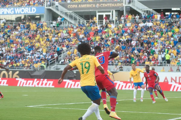 Brezilya, 8 Haziran 2016 tarihinde Orlando Florida 'daki Copa America Centenario' da Haiti ile karşılaştı.. 