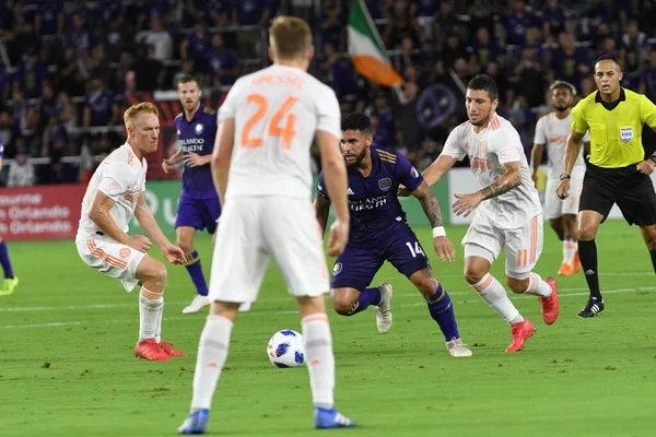 Orlando City Ospita Atlanta United All Exploria Stadium Agosto 2018 — Foto Stock