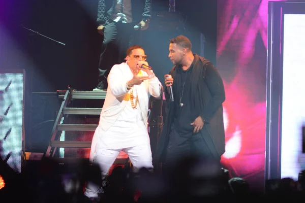 Daddy Yankee Don Omar Concert Amway Center Orlando Floride Août — Photo