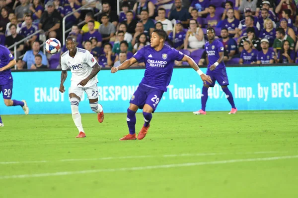 Orlando City 20 Şubat 2019 Çarşamba günü Orlando Fl 'daki Orlando City Stadyumu' nda New England 'a ev sahipliği yaptı. 
