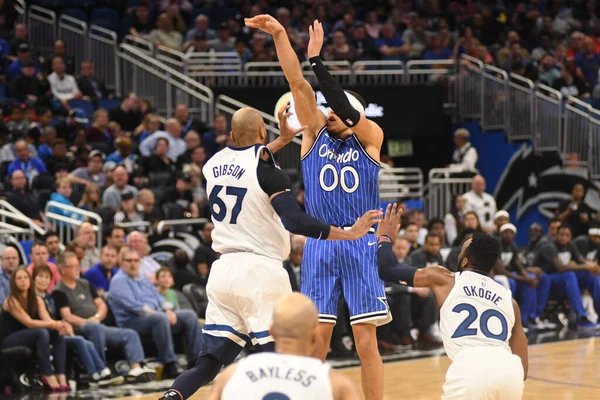 Orlando Magic Φιλοξενεί Minnesota Timberwolves Στο Amway Arena Στις Φεβρουαρίου — Φωτογραφία Αρχείου