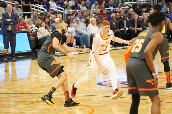 Orlando Magic Empfangen Montag Den Februar 2020 Die Atlanta Hawks — Stockfoto