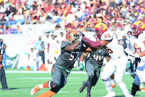 Florida Rattlers Face Bethune Cookman Wildcats Durig Florida Classics Camping — стокове фото