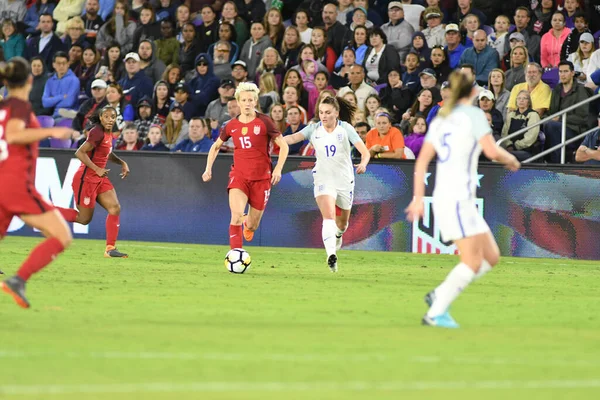 Usa Compete Agains England Shebelives Cup Orlando City Stadium Orlando — Stock Photo, Image