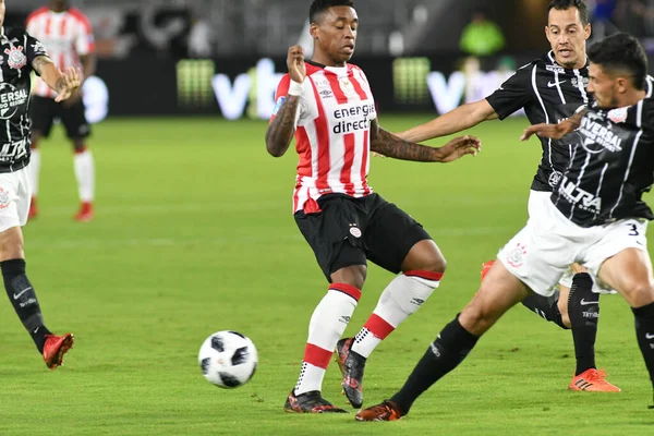 Korintliler, 10 Ocak 2018 'de Orlando City Stadyumu' nda düzenlenen Florida Kupası 'nda PSV Eindhoven' a karşı.
