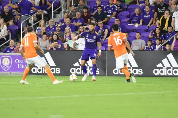 Orlando City Ospita Houston Dynamo All Exploria Stadium Orlando Florida — Foto Stock