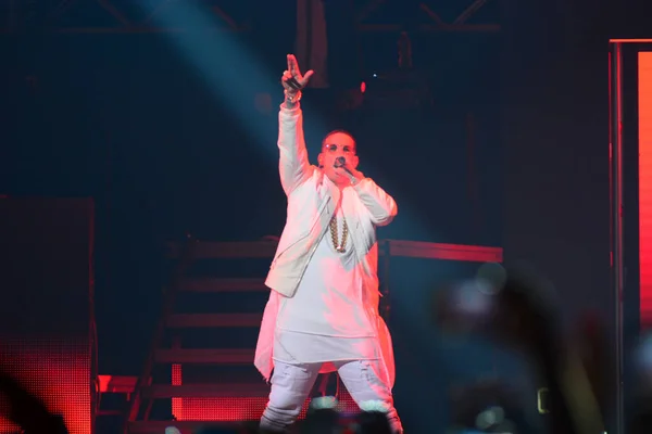 Daddy Yankee Don Omar Koncerteznek Floridai Amway Centerben 2016 Augusztus — Stock Fotó