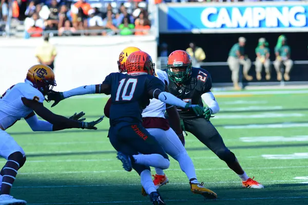 Florida Rattlers Enfrentar Bethune Cookman Wildcats Durig Clássicos Flórida Estádio — Fotografia de Stock