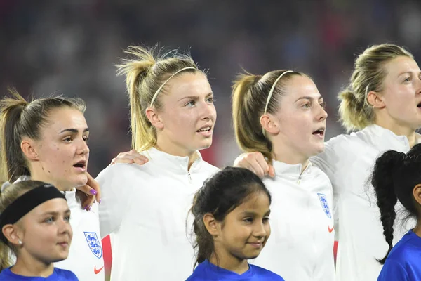 5 Mart 2020 'de Orlando Florida' daki Exploria Stadyumu 'nda düzenlenen 2020 SheBelieves Kupası' nda ABD - İngiltere Karşılaşması 