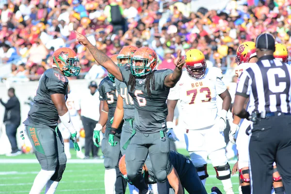 Florida Rattlers Zmierzą Się Bethune Cookman Wildcats Durig Florida Classics — Zdjęcie stockowe