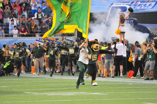 North Carolina Affronta Baylor Durante Russell Athletic Bowl Camping World — Foto Stock