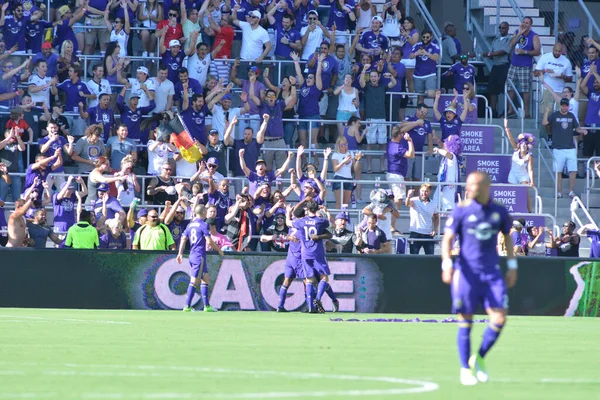 Orlando City Hospeda Colorado Rapids Orlando City Stadium Orlando Flórida — Fotografia de Stock