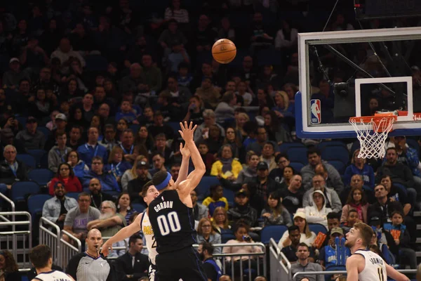 Orlando Magic Hostí Indiana Pacers Amway Center Orlandu Floridě Ledna — Stock fotografie