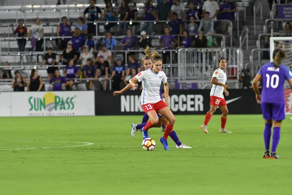 Orland Pride Ospita Chicago Red Stars All Exploria Stadium Agosto — Foto Stock