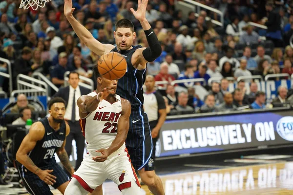 Basketball Game Nba Season Orlando Magic Miami Heat Gennaio 2020 — Foto Stock