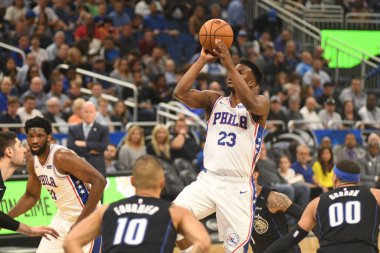 Orlando Magic, Philadelphia 76ers 'ı 25 Mart 2019' da Orlando Florida 'daki Amway Arena' da ağırlıyor.. 