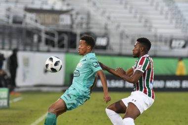 Fluminense, Florida Kupası 'nda 15 Ocak 2018' de Orlando Florida 'da oynanan Spektrum Stadyumu' nda Barcelona SC 'ye karşı..