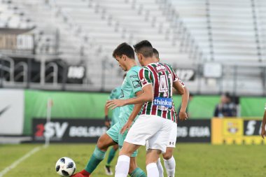 Fluminense, Florida Kupası 'nda 15 Ocak 2018' de Orlando Florida 'da oynanan Spektrum Stadyumu' nda Barcelona SC 'ye karşı..