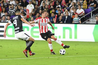 Korintliler, 10 Ocak 2018 'de Orlando City Stadyumu' nda düzenlenen Florida Kupası 'nda PSV Eindhoven' a karşı..  