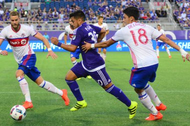 Orlando City, 24 Ağustos 2016 'da Orlando Florida' daki Kamp Dünyası Stadyumunda Toronto FC 'ye ev sahipliği yaptı..