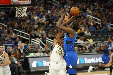 Orlando Magic 10 Kasım 2019 'da Indiana Pacers' ı Amway Center 'da ağırlıyor. Fotoğraf: Marty Jean-Louis