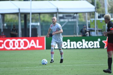 Toronto FC, 13 Temmuz 2020 tarihinde Orlando Florida 'daki ESPN Wild World of Sports' ta düzenlenen MLS Back Tournament sırasında D.C. United ile karşılaştı. Fotoğraf: Marty Jean-Louis