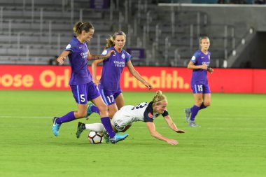 Orlando Pride, 23 Mayıs 2018 'de Orlando Florida' daki Exploria Stadyumu 'nda Kuzey Carolina Cesareti' ne ev sahipliği yapmaktadır..  