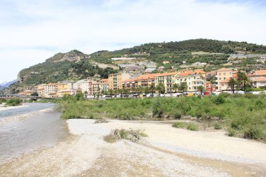 16 Mayıs 2014 'te Güzel Ventimiglia Şehri. 